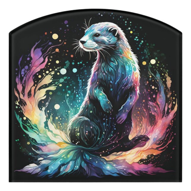 Spectrum Edge: The Otters Glow Door Sign (Contour Front)