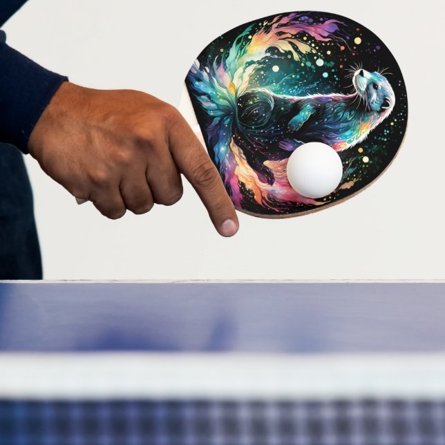 Spectrum Edge: The Otters Glow Ping Pong Paddle (Insitu)