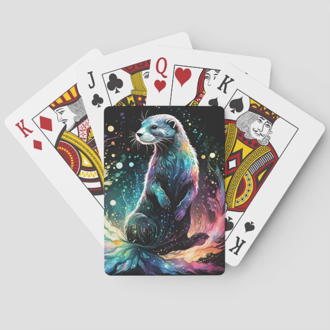 Spectrum Edge: The Otters Glow Poker Cards (Back)