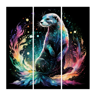 Spectrum Edge: The Otters Glow Triptych