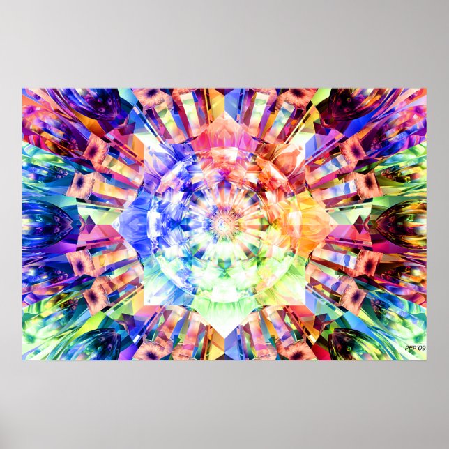Spectrum Fractal Poster (Front)