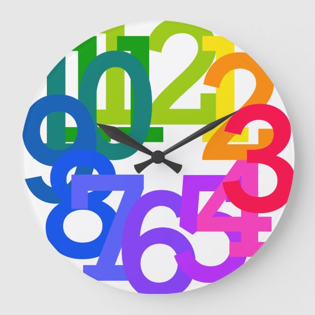 Spectrum Gothic-Font Large Clock (Front)