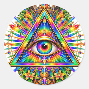 Spectrum Lotus Eye Sticker