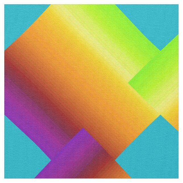 Spectrum of Diamond Shaped Colors - 3 Fabric (Close Up)
