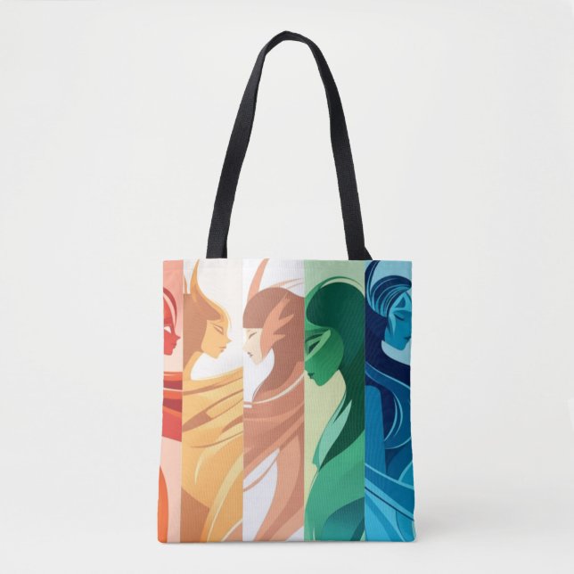 Spectrum of Feminine Grace Tote Bag (Front)