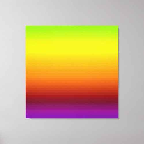 Spectrum of Horizontal Colors _ 3 Canvas Print