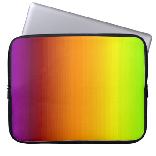 Spectrum of Horizontal Colors _ 3 Laptop Sleeve