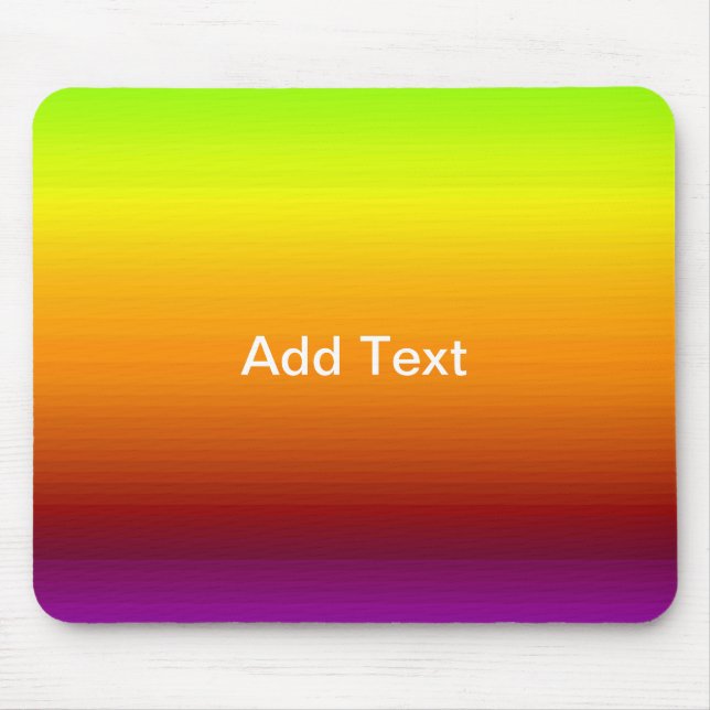 Spectrum of Horizontal Colors -3 Mouse Pad (Front)