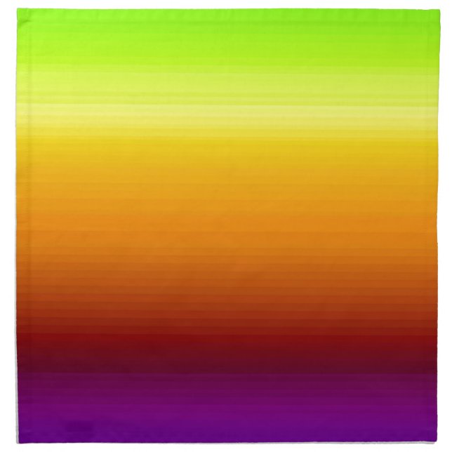 Spectrum of Horizontal Colors -3 Napkin (Front)