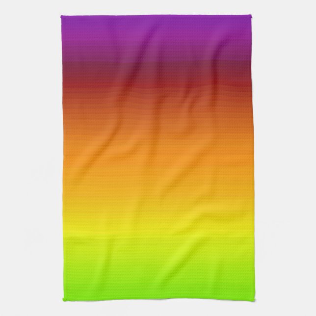Spectrum of Horizontal Colors -3 Towel (Vertical)