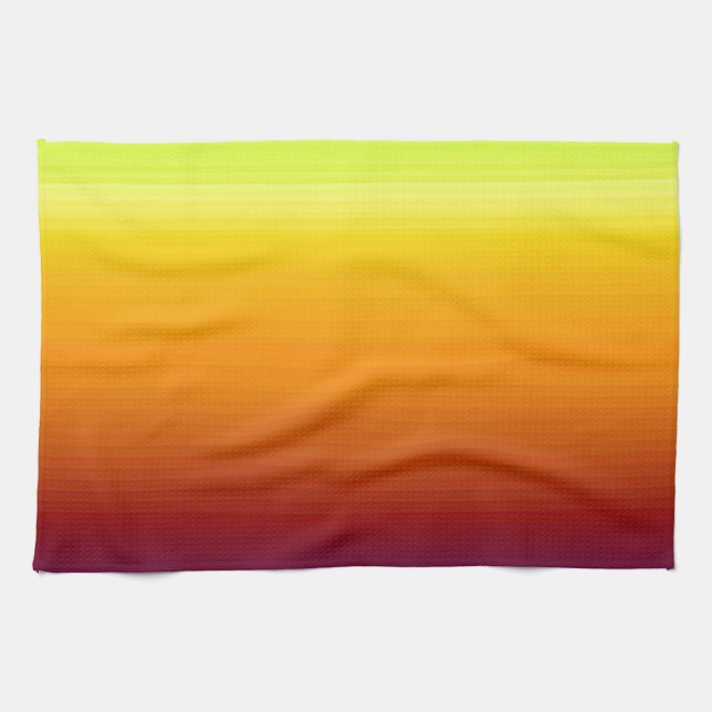 Spectrum of Horizontal Colors -3 Towel (Horizontal)