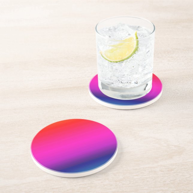 Spectrum of Horizontal Colors - 4 Coaster (Side)