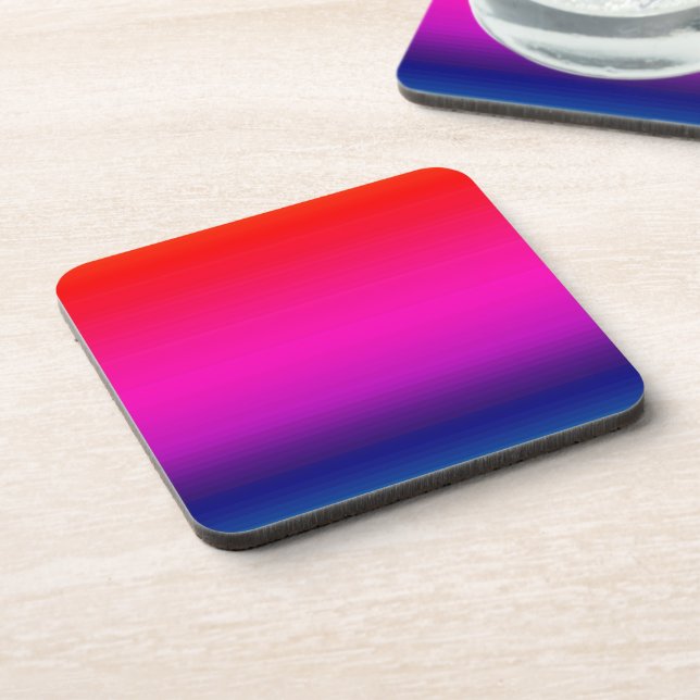 Spectrum of Horizontal Colors - 4 Coaster (Left Side)
