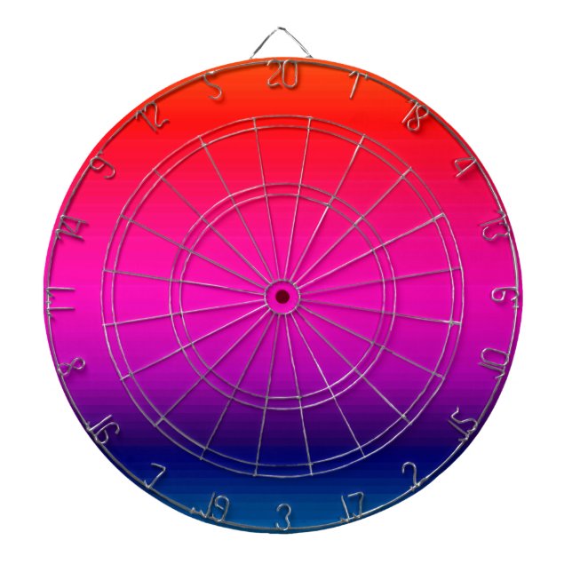 Spectrum of Horizontal Colors - 4 Dartboard (Front)