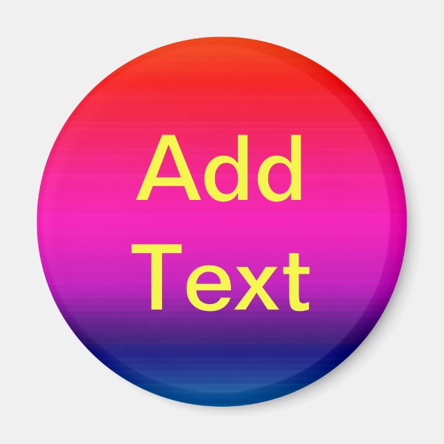 Spectrum of Horizontal Colors - 4 Magnet (Front)