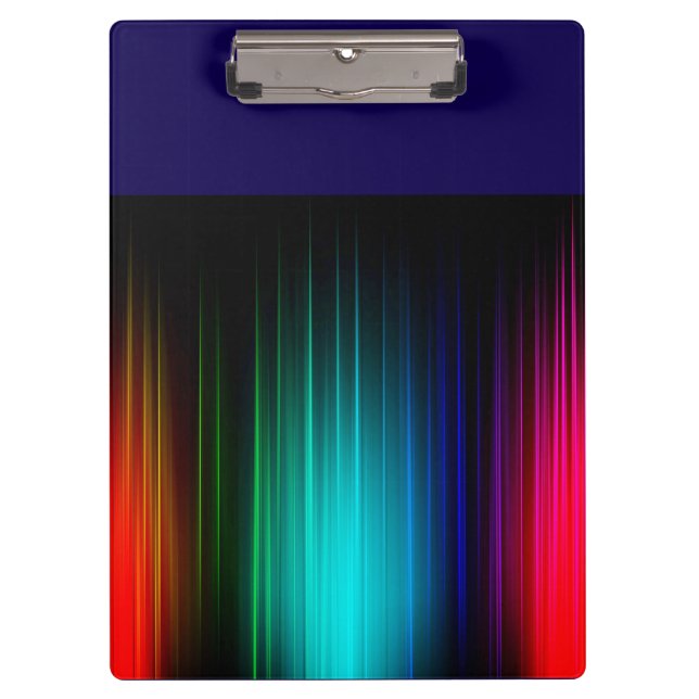 Spectrum Rainbow Light Show Background-55321 Clipboard (Front)