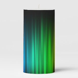 Spectrum Rainbow Light Show Background-55321 Pillar Candle