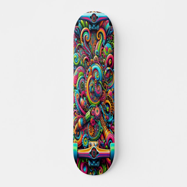 "Spectrum Splendor" Skateboard (Front)
