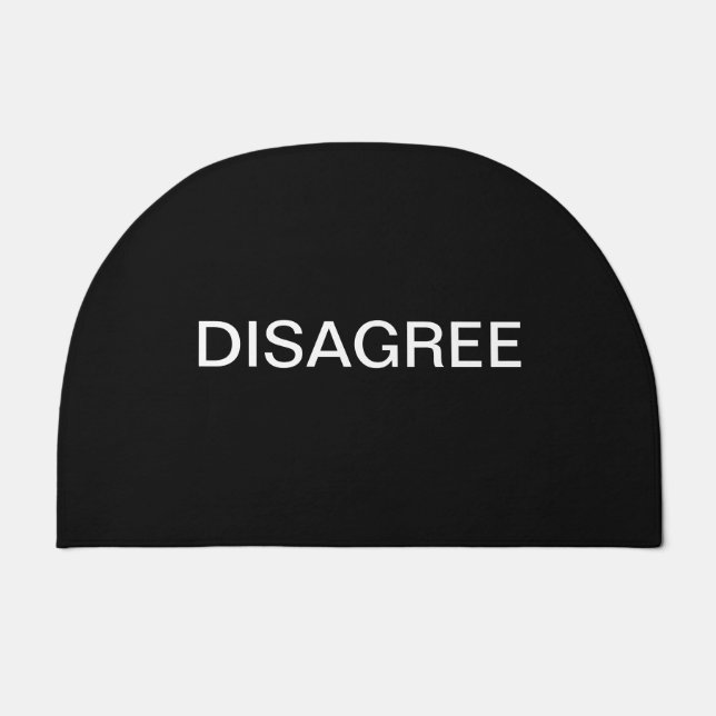 Spectrum Street Epistemology Mat - Disagree (Front)