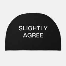 Spectrum Street Epistemology Mat - Slightly Agree