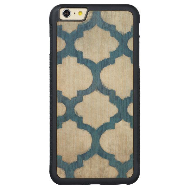 Spectrum Symmetry II Carved Wood iPhone Case (Back)