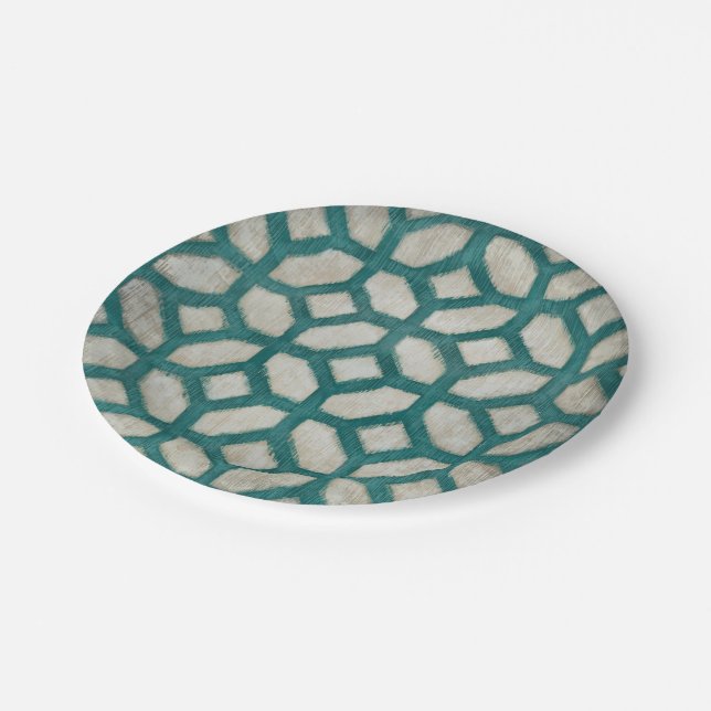 Spectrum Symmetry IX Paper Plates (Angled)