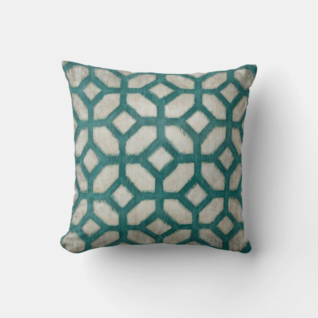 Spectrum Symmetry IX Throw Pillow (Front)