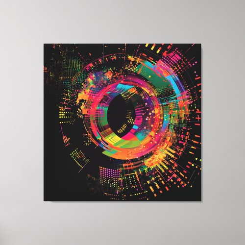 Spectrum Vortex Canvas Print