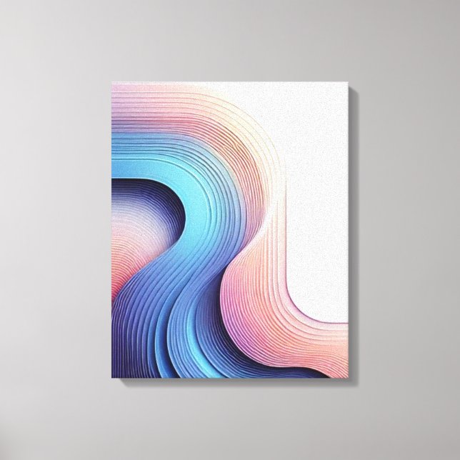 Spectrum Waves Canvas Print (Front)