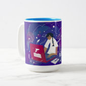 Speculative Literature Foundation 2018 Illo Two-To Two-Tone Coffee Mug (Front Left)