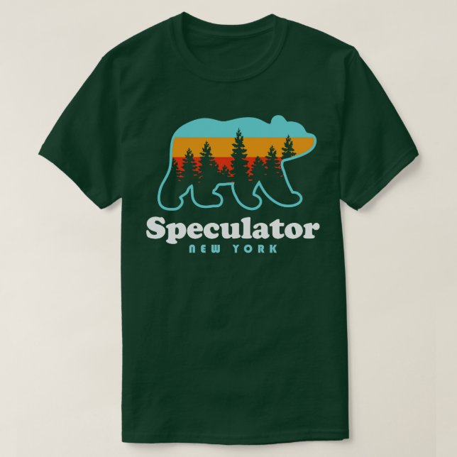 Speculator NY Adirondacks Bear Speculator High Pea T-Shirt (Design Front)