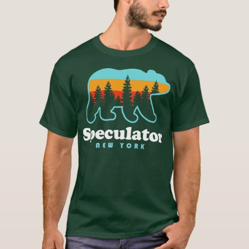 Speculator NY Adirondacks Bear Speculator High Pea T_Shirt