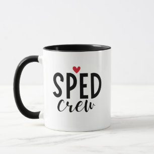 Sped Crew Special Education Teacher Back School Mug
