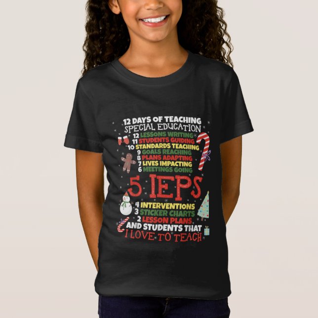 SPED School Tee Funny Special Education Teacher (Front)