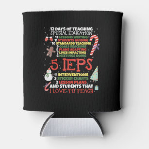 SPED School Tee Funny Special Education Teacher Can Cooler