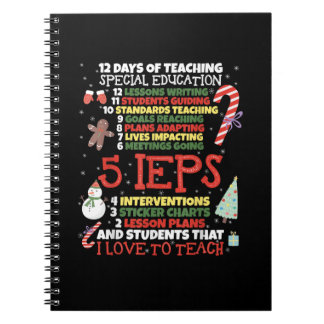 SPED School Tee Funny Special Education Teacher Notebook