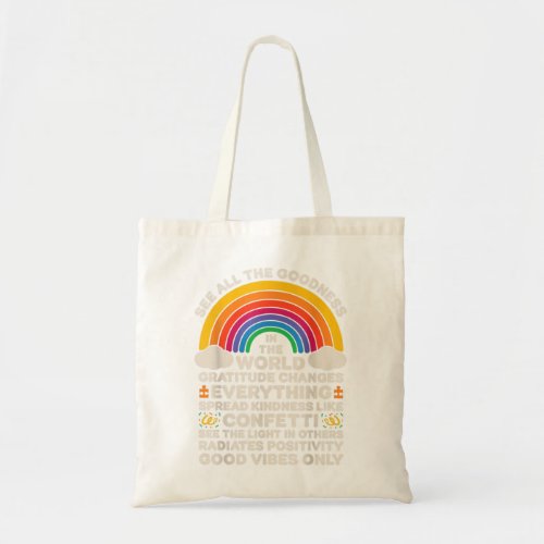 SPED See All The Goodness In The World Spread Kind Tote Bag