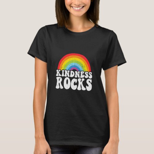 Sped Teacher Anti Bullying Hippie Rainbow Kindness T_Shirt