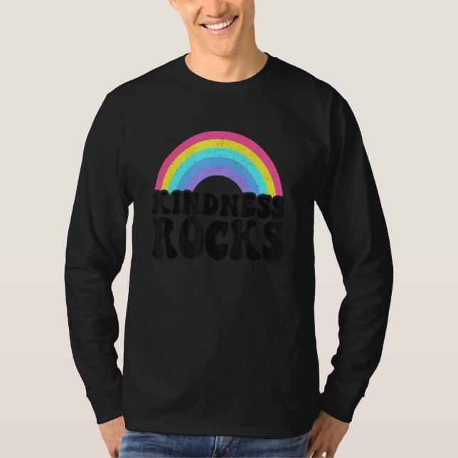 Sped Teacher Anti Bullying Hippie Rainbow Kindness T-Shirt (Front)