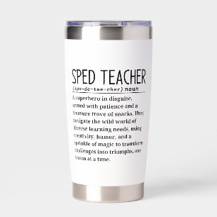 Sped teacher insulated tumbler