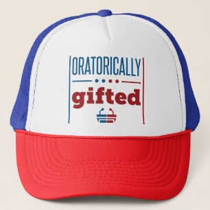 Speech and Debate Oratorically Gifted Trucker Hat