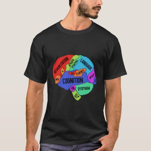 Speech Brain Function Cognitive Speech Therapy T_Shirt
