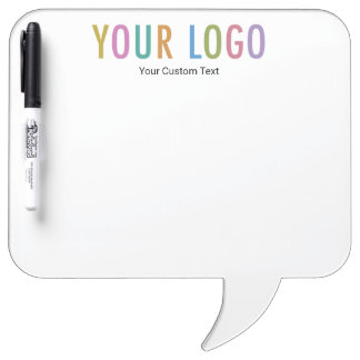 Speech Bubble 10 inch Dry Erase Board Company Logo