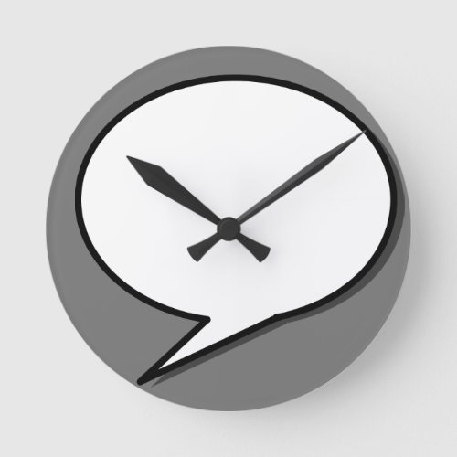 speech_bubble_arrow_ellipse_shape round clock