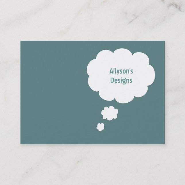 Speech Bubble Business Cards (Front)