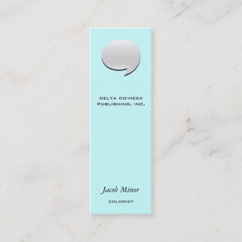 Speech Bubble Card [3d] Business Cards