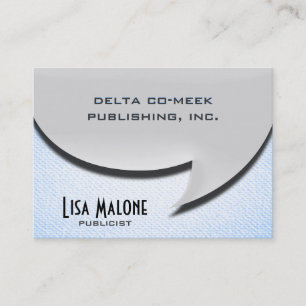 Speech Bubble Card [3d style]