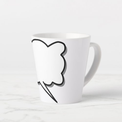 speech_bubble_cloud_arrow_sign latte mug