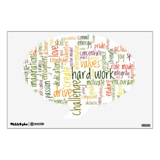 Speech Bubble Decal - Motivational Words #2