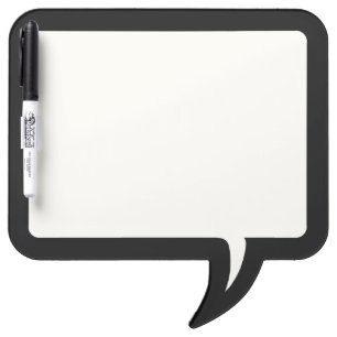 Speech Bubble Dry Erase Marker Board w/Pen